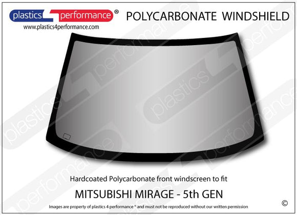 ポリカーボネート フロントウインドスクリーン｜三菱 Mirage 5th Generation