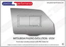 ポリカーボネート ウインドウキット｜三菱 Pajero Evolution V55V