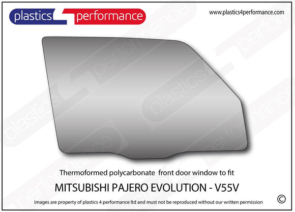 ポリカーボネート ウインドウキット｜三菱 Pajero Evolution V55V