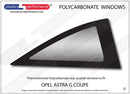 ポリカーボネート ウインドウキット｜Opel Astra G - Coupe