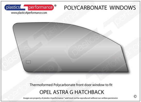 ポリカーボネート ウインドウキット｜Opel Astra G - 3dr Hatchback