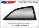 ポリカーボネート ウインドウキット｜Opel Astra G - 3dr Hatchback