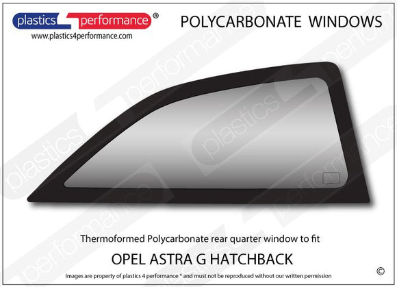 ポリカーボネート ウインドウキット｜Opel Astra G - 3dr Hatchback