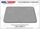 ポリカーボネート ウインドウキット｜Opel Corsa A - 3dr Hatchback