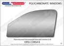 ポリカーボネート ウインドウキット｜Opel Corsa B - 3dr Hatchback