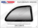 ポリカーボネート ウインドウキット｜Opel Corsa B - 3dr Hatchback