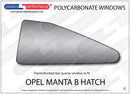 ポリカーボネート ウインドウキット｜Opel Manta B - Hatchback
