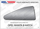 ポリカーボネート ウインドウキット｜Opel Manta B - Hatchback