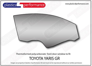 ポリカーボネート 右フロントドアウインドウ｜トヨタ GR Yaris