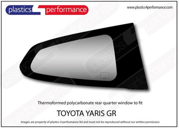 ポリカーボネート 右リアクォーターウインドウ｜トヨタ GR Yaris