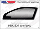ポリカーボネート ウインドウキット｜Peugeot 208 F2000