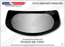 ポリカーボネート ウインドウキット｜Peugeot 208 F2000