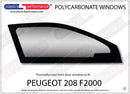 ポリカーボネート ウインドウキット｜Peugeot 208 F2000