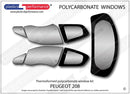 ポリカーボネート ウインドウキット｜Peugeot 208 1st Generation - 3dr Hatchback