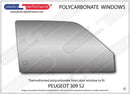 ポリカーボネート ウインドウキット｜Peugeot 309 Phase 2 - 3dr Hatchback
