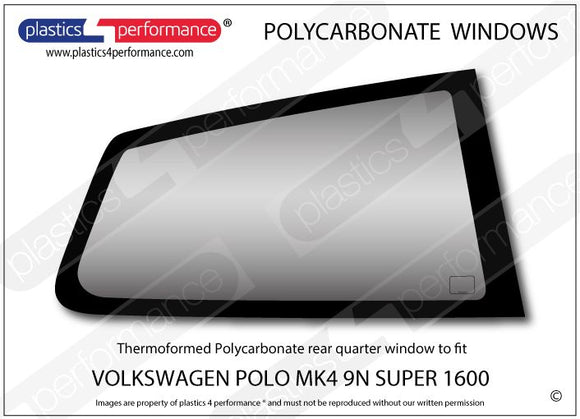 ポリカーボネート ウインドウキット｜Volkswagen Polo MK4 9N Super 1600