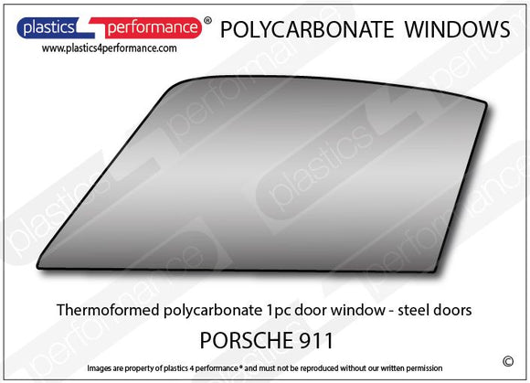 ポリカーボネート 左フロントドアウインドウ｜Porsche 911/ 912