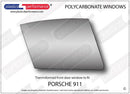 ポリカーボネート 右フロントドアウインドウ｜Porsche 911/ 912