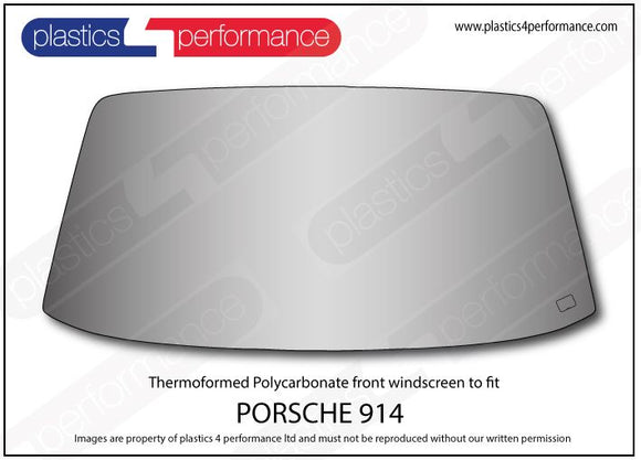 ポリカーボネート フロントウインドスクリーン｜Porsche 914