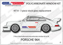 ポリカーボネート ウインドウキット｜Porsche 964
