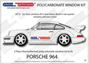 ポリカーボネート ウインドウキット｜Porsche 964