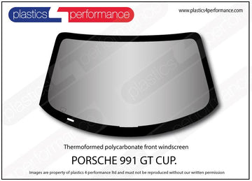 ポリカーボネート フロントウインドスクリーン｜Porsche 991 GT3 Cup