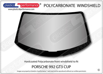 ポリカーボネート フロントウインドスクリーン｜Porsche 992 GT3 Cup