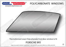 ポリカーボネート ルーバー付きウインドウキット｜Porsche 993