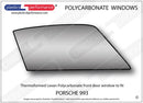 ポリカーボネート ルーバー付きウインドウキット｜Porsche 993