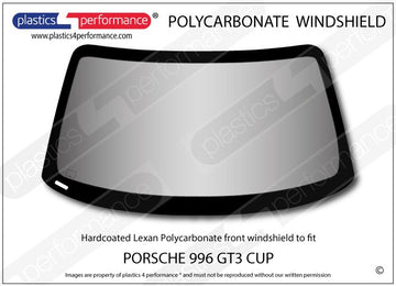 ポリカーボネート フロントウインドスクリーン｜Porsche 996 GT3 Cup