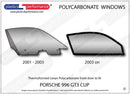 ポリカーボネート ウインドウキット｜Porsche 996 GT3 Cup