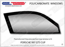 ポリカーボネート ルーバー付きウインドウキット｜Porsche 997 GT3 Cup