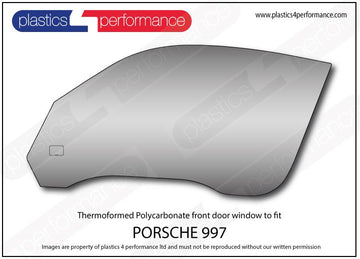 ポリカーボネート ルーバー付きウインドウキット｜Porsche 997