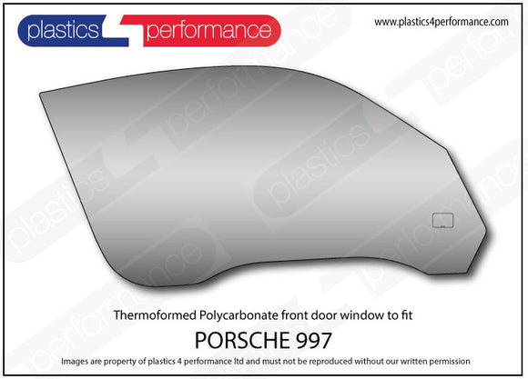 ポリカーボネート ルーバー付きウインドウキット｜Porsche 997