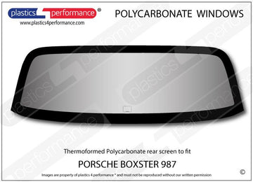 ポリカーボネート リアウインドウ｜Porsche Boxster 987