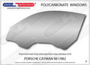 ポリカーボネート ウインドウキット｜Porsche Cayman 981