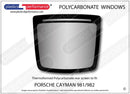 ポリカーボネート ウインドウキット｜Porsche Cayman 981