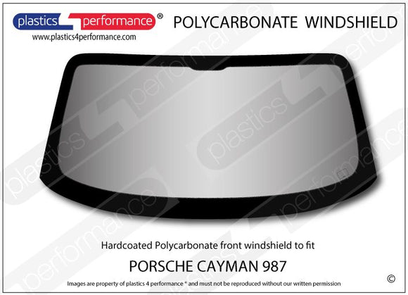 ポリカーボネート フロントウインドスクリーン｜Porsche Cayman 987