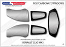 ポリカーボネート ウインドウキット｜Renault Clio Mk3 - 3dr Hatchback