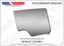 ポリカーボネート ウインドウキット｜Renault Clio Mk4 - Hatchback