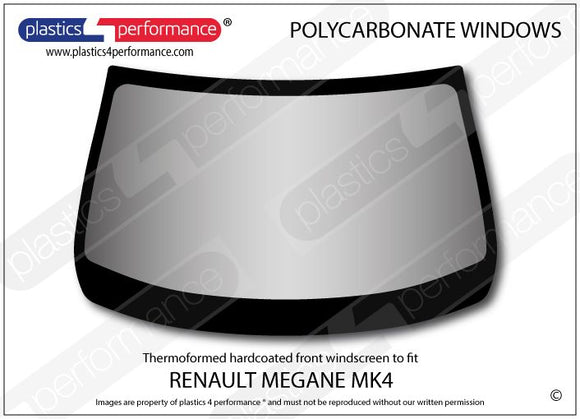 ポリカーボネート フロントウインドスクリーン｜Renault Megane MK4 - Hatchback