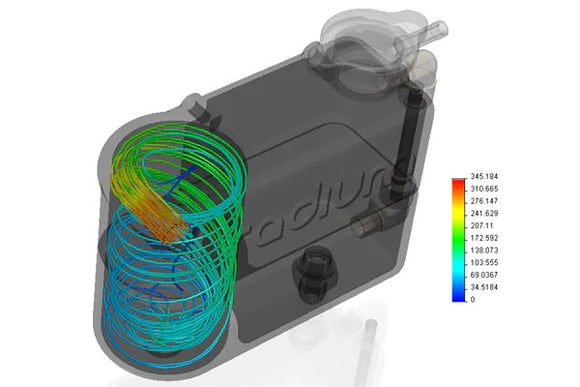 Radium Engineering 汎用クーラントタンク（クーラントヘッダータンク）822ml
