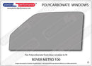 ポリカーボネート ウインドウキット｜Rover Metro 100