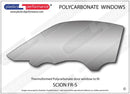 ポリカーボネート 左フロントドアウインドウ｜サイオン FR-S