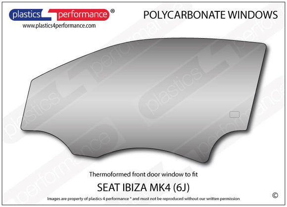 ポリカーボネート ウインドウキット｜SEAT Ibiza MK4 6J - 3dr Hatchback
