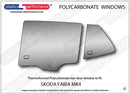 ポリカーボネート 左リアドアウインドウ｜Skoda Fabia MK4