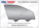 ポリカーボネート ウインドウキット｜Skoda Fabia RS Rally2