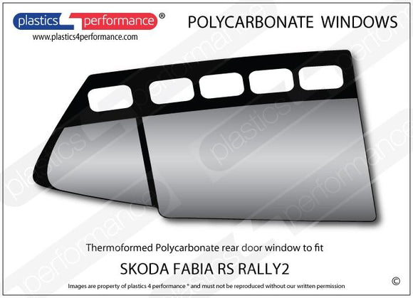 ポリカーボネート ウインドウキット｜Skoda Fabia RS Rally2