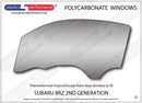ポリカーボネート 左フロントドアウインドウ｜スバル BRZ 2nd Generation