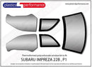 ポリカーボネート ウインドウキット｜スバル Impreza 22B STi